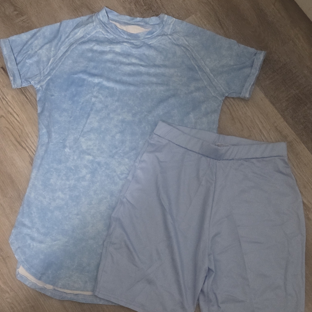 Light Blue Activewear Set - Picture 2 of 2